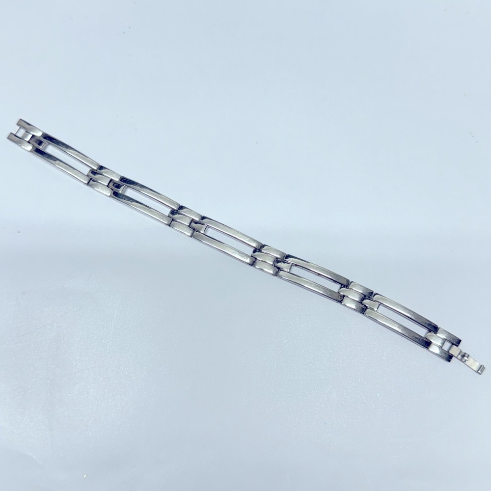 New Men’s Stainless steel Bracelet. 8 3/4” . From Macy’s